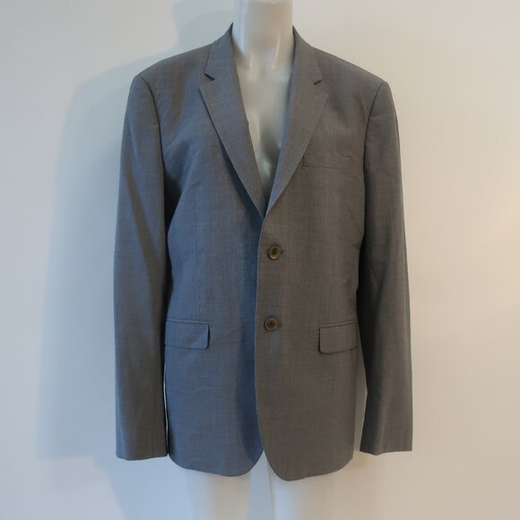 Mens Theory Gray 2 Button Blazer 42R - Picture 1 of 8